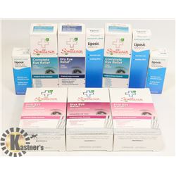 BAG OF ASSORTED EYE DROPS