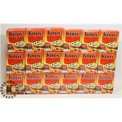 LOT OF 18 KNOX GELATIN