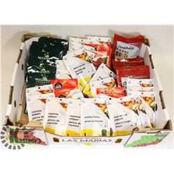 FLAT WITH ASSORTED SAUCE, SPICE AND MIXES