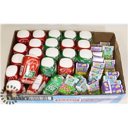 FLAT WITH ASSORTED TIC TACS