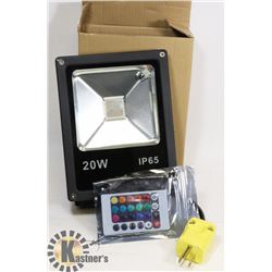 NEW 20W LED RGB FLOOD LIGHT