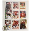 Image 1 : LOT OF 9 CALGARY FLAMES AUTOGRAPHED CARDS INCL