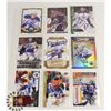 Image 1 : LOT OF 9 AUTOGRAPHED EDMONTON OILERS CARDS INCL
