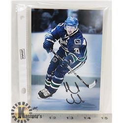 HENRIK SEDIN VANCOUVER CANUCKS AUTOGRAPHED