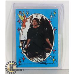 ROBIN WILLIAMS AUTOGRAPHED PETER PAN CARD.