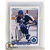 Image 1 : WENDEL CLARK AUTOGRAPHED TORONTO MAPLE LEAFS CARD.