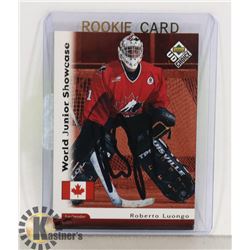 ROBERTO LUONGO TEAM CANADA ROOKIE CARD.