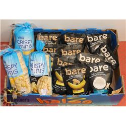 BOX WITH ASSORTED SNACKS