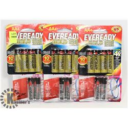 6 PACKAGES OF AA BATTERIES