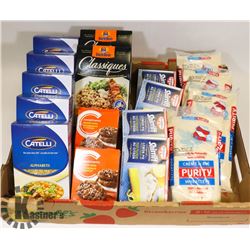 FLAT WITH ASSORTED FOOD