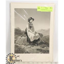 22 LARGE SIZE STEEL ENGRAVINGS/ETCHINGS FROM THE