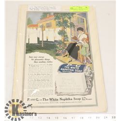 60 MOSTLY LARGE ADS FOR MANY TOPICS INCL TOILETRY,