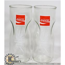 LOT OF 2 VINTAGE COCA COLA JUGS/CARAFE