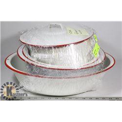 5 PC ENAMEL WARE