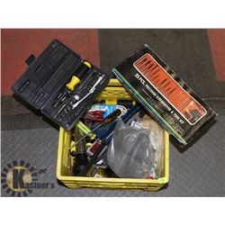 CRATE OF ASSORTED TOOLS