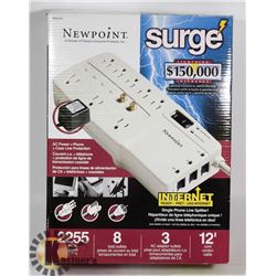 NEWPOINT SURGE PROTECTOR POWER BAR