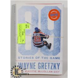 WAYNE GRETZKY STORIES OF THE GAME REPLICA SIGNED.