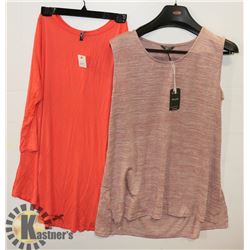 LOT OF 2 LADIES 1XL SIZE DRESSES