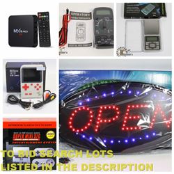 FEATURED ITEMS: TO BID SEARCH LOTS LISTED