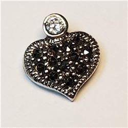 SILVER MARCASITE CUBIC ZIRCONIA  PENDANT