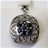 Image 1 : SILVER SAPPHIRE  PENDANT