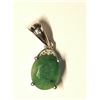 Image 1 : SILVER EMERALD  PENDANT