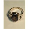 Image 1 : SILVER SMOKEY QUARTZ  RING