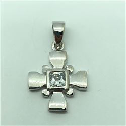 SILVER CZ PENDANT