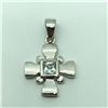 Image 1 : SILVER CZ PENDANT
