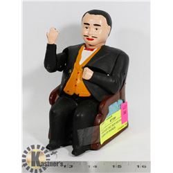 VINTAGE CAST IRON MECHANICAL TAMMANY BANKER