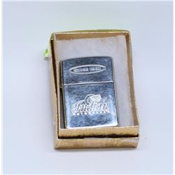 AUTHENTIC ZIPPO LIGHTER W/ INDIAN MOTORCYCLE LOGO