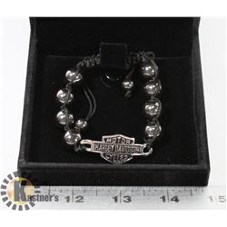 HARLEY DAVIDSON ADJUSTABLE BRACELET WITH BLACK