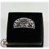 Image 1 : SILVER & BLACK TONED MENS HARLEY DAVIDSON RING W/