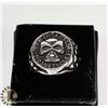 Image 1 : HARLEY DAVIDSON SKULL & FLAME DESIGN MENS RING