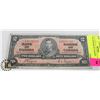 Image 1 : 1937 BANK OF CANADA $2 BANKNOTE