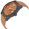 Image 2 : NEW EMPORIO ARMANI SPORTIVO BRONZE DIAL & TAN