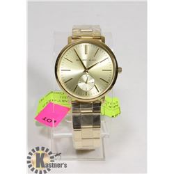 NEW MICHAEL KORS JARYN GOLD COLOR WATCH MSRP $331