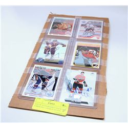 LOT OF AUTOGRAPHED HOCKEY CARDS INCL CHARLIE HUDDY