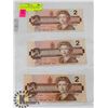 Image 1 : LOT OF 1986 CANADIAN $2 BIRD SERIES BANK NOTES.