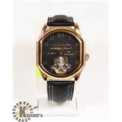 NEW DESIGNER YVES CAMANI ROSE GOLD TONE AUTOMATIC