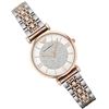 Image 4 : NEW ARMANI CRYSTAL PAVE 2-TONE WATCH MSRP $540.81