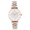 Image 8 : NEW ARMANI CRYSTAL PAVE 2-TONE WATCH MSRP $540.81