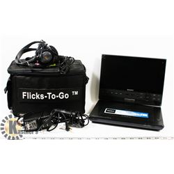 SONY BLU-RAY DVD PLAYER W/CORDS,