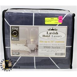 NEW LAVISH HOTEL LUXURY KING SIZE SHEET SET
