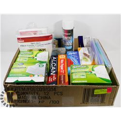 BOX FULL OF NEW HOUSEHOLD ITEMS INCL.