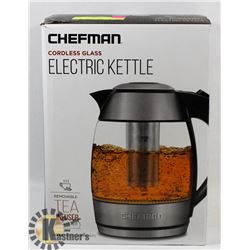 CHEFMAN CORDLESS KETTLE W/ TEA INFUSER BUILT IN