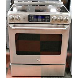 GE CAFE SLIDE IN CONVECTION SELF CLEANING RANGE,