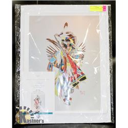 NATIVE ART WITH COA SIGNED