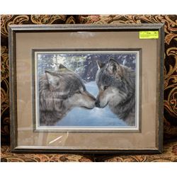 SIGNED PAINTING BY DANIEL SMITH - MUZZLE NUZZLE