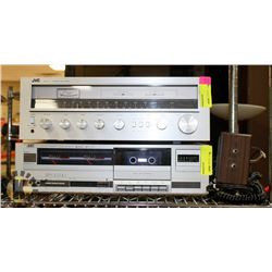 VINTAGE JVC R-S5 STEREO RECEIVER WITH KD-E10